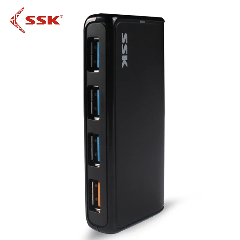 

SSK SHU801 4 ports USB3.0 HUB 5V/2A Extend HUB adapter Charging Data 5Gbps Splitter for Phone Tablet Charging Sockets for Mac