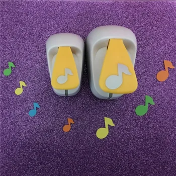 

Free Ship 2pcs Music (1pc 5/8" and 1pc 1") hole punch set child gift Craft Scrapbooking Paper Puncher Musical Tone Shape Punches