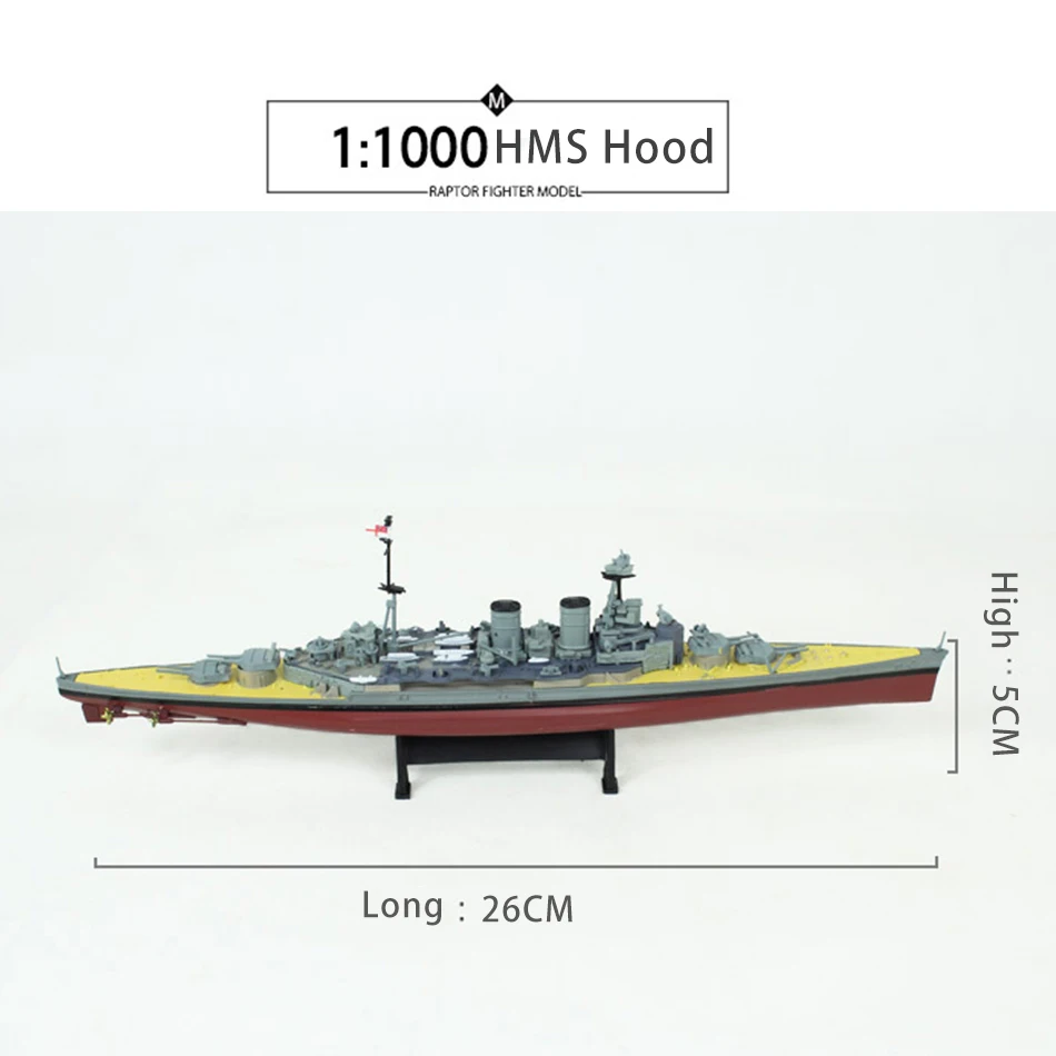 1:1000 модель корабля Второй мировой войны модель броненосца корабль Бисмарк USS Миссури HMS капот сплав готовой продукции для детской игрушки