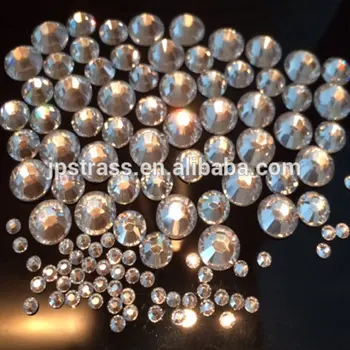 

hotfix rhinestone applique ss16 4mm CRYSTAL;use for leotards,skating dancing dress 7 big and 7 small cutting facets rock diamond