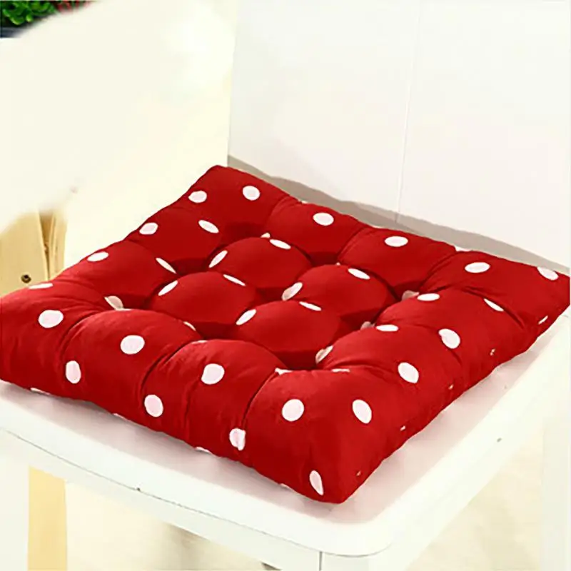 Thick Soft Chair Cushions For Kitchen Home Office Chair Solid Color