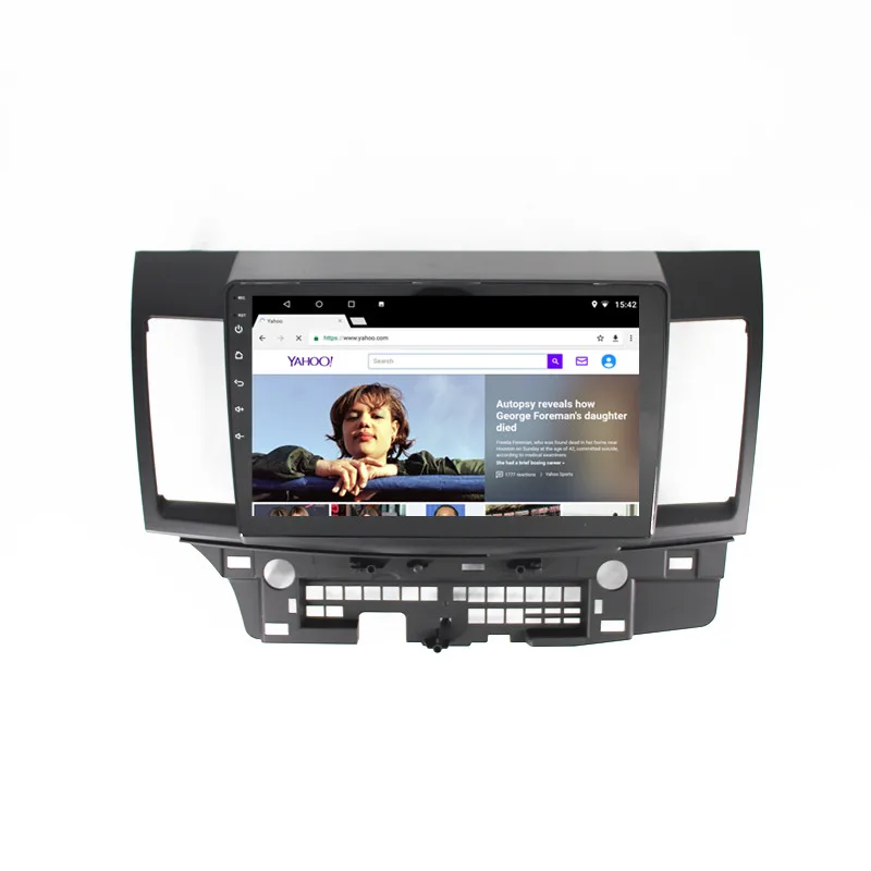 Clearance IPS Car GPS radio 8Core 4G+32G Android8.1 Multimedia Player for Mitsubishi Lancer 2007-2018 with radio BT stereo FM WIFI 21