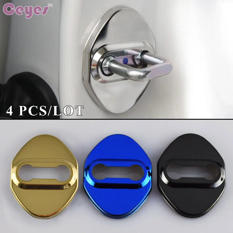 

Ceyes Door Lock Cover Car Styling DIY Car Sticker Case For Honda Accord Toyota Voxy CHR Mazda Daihatsu Accessories Car-Styling