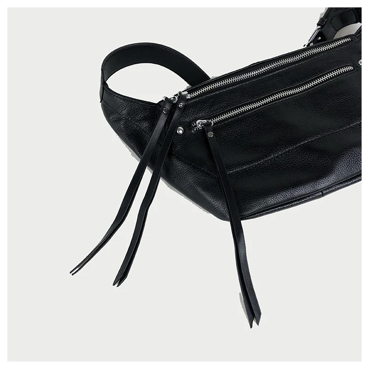 WOONAM Женская модная сумка Топ скрыть натуральная телячья кожа поясной ремень сумка WB1012