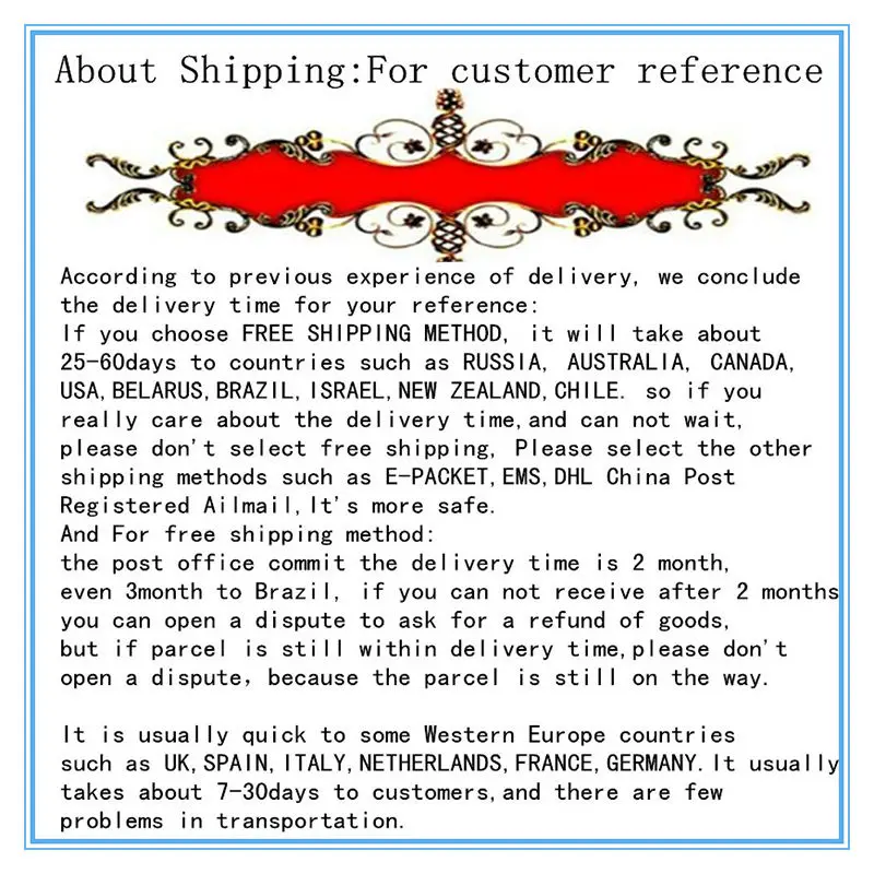 free shipping delivery time