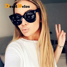 2019 Oculos De Sol Feminino Fashion Retro Designer Round UV400 Gradient Sun Glasses Cat Eye Vintage Sunglasses Women Goggles 2019 Oculos De Sol Feminino Fashion Retro Designer Round UV400 Gradient Sun Glasses Cat Eye Vintage Sunglasses Women Goggles