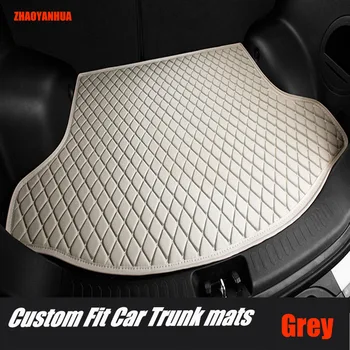 

ZHAOYANHUA Car trunk mats for Mitsubishi Galant ASX Pajero sport V73 V93 5D car styling all weather carpet floor liner