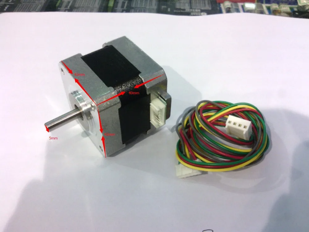 

Wholesale 5 pcs a lot 2-phase NEMA 17 stepper motor 17HS3001-20B Special for 3D printer and small CNC machine stepper system