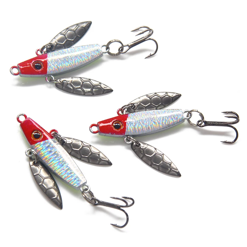 SEAPESCA الشتاء الجليد VIB الطعوم مضيئة تهزهز الطعم 5 سنتيمتر 7.3g طعم سمك إيسكا الاصطناعي الاهتزازات ملعقة معدنية الصيد إغراء ZB41A