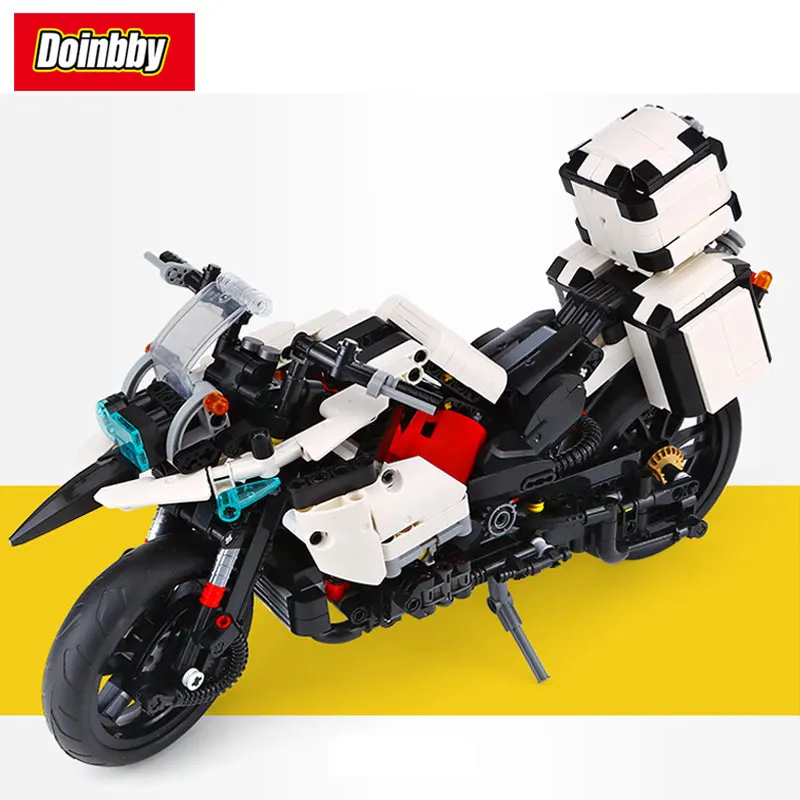 

Technic Series The Patrol Motorcycle Set Model 1075PCS Building Block Bricks Toys Compatible Legoings