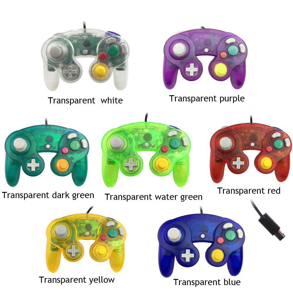 

50pcs a lot Wired Game Controller Gamepad for N-G-C Joystick for GameCube