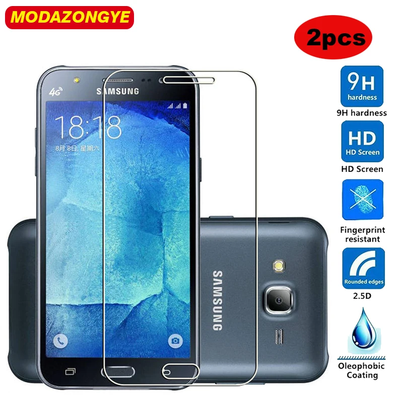 Защитное стекло для Samsung Galaxy J5 2015 J500 J500F SM-J500H SM-J500F J500H 2 шт. | Мобильные телефоны и
