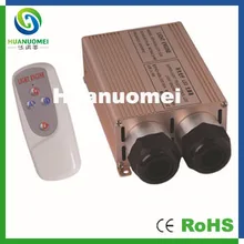 2*16 Вт двойной головкой 32 Вт RGB светодиодный волоконно-оптический свет двигатель с пульта дистанционного управления