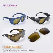 1064nm 10600nm лазерные защитные очки для YAG волокна CO2 лазерная резка сварочный аппарат