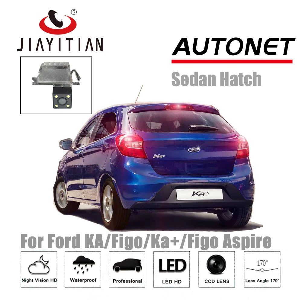 JIAYITIAN камера заднего вида для Ford KA/Figo/Ka+/Figo Aspire/CCD/ночного видения/камера номерного знака/камера заднего вида