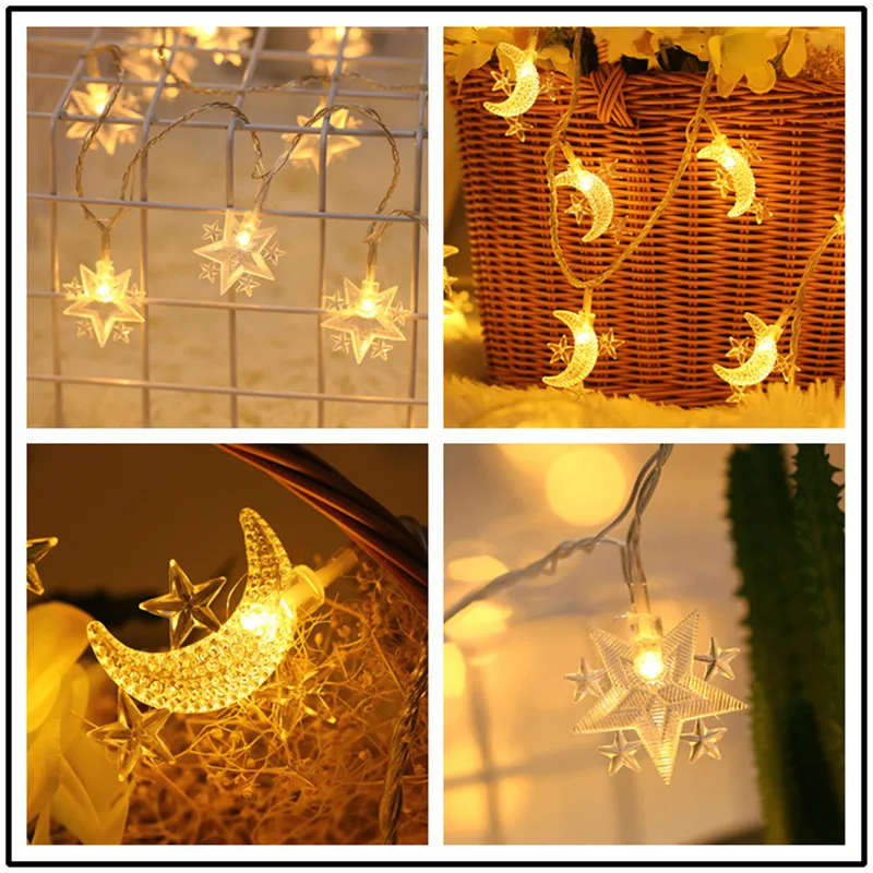 aliexpress com buy fairy lights 2019 new years garland led star christmas moon 2019