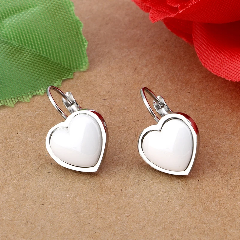 Комплект из колье и серёг в форме сердца|jewelry sets for women|women wedding jewelry setwedding |