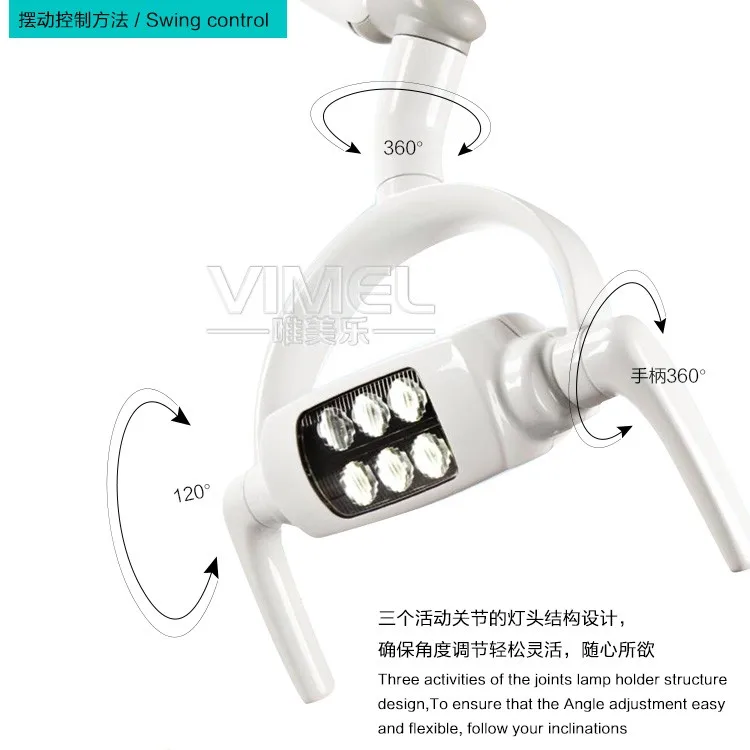 Стоматологический СВЕТОДИОДНЫЙ светильник лампа для стоматологического стула хирургический светильник s индукционный переключатель светодиодный светильник для стоматологического кресла