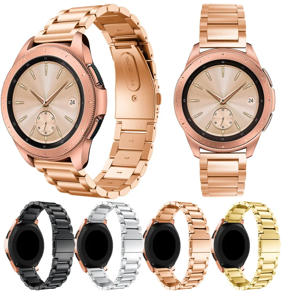 

Hot Product Luxury Stainless Steel fitness bracelet Watchband Replacement Strap For Samsung Galaxy Watch 42mm smartwatch 3