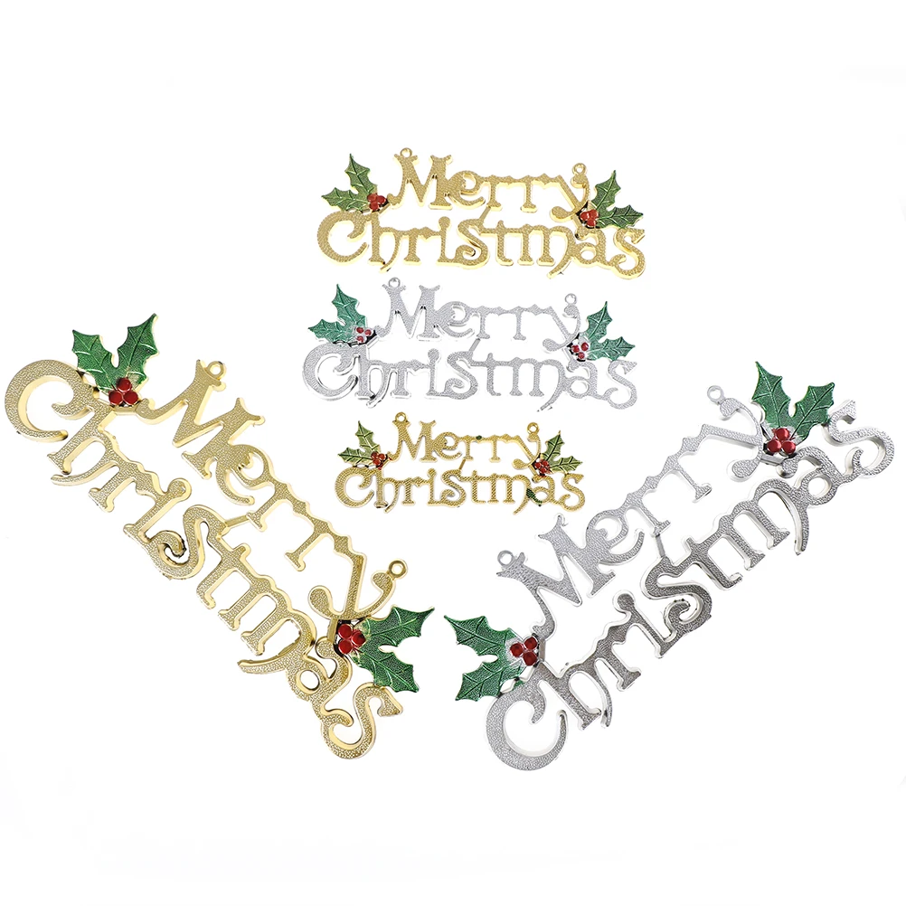1pcs Christmas Tree Hanging Ornaments Merry Christmas Word Door Outdoor Decorations New Year Decoration Home Party Supplies Supplies Party Aliexpress
