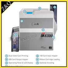 EDIsecure XID 8300 ID Card Printer Dual-Sided – Configurable with one DIC10216 and one DIC10319