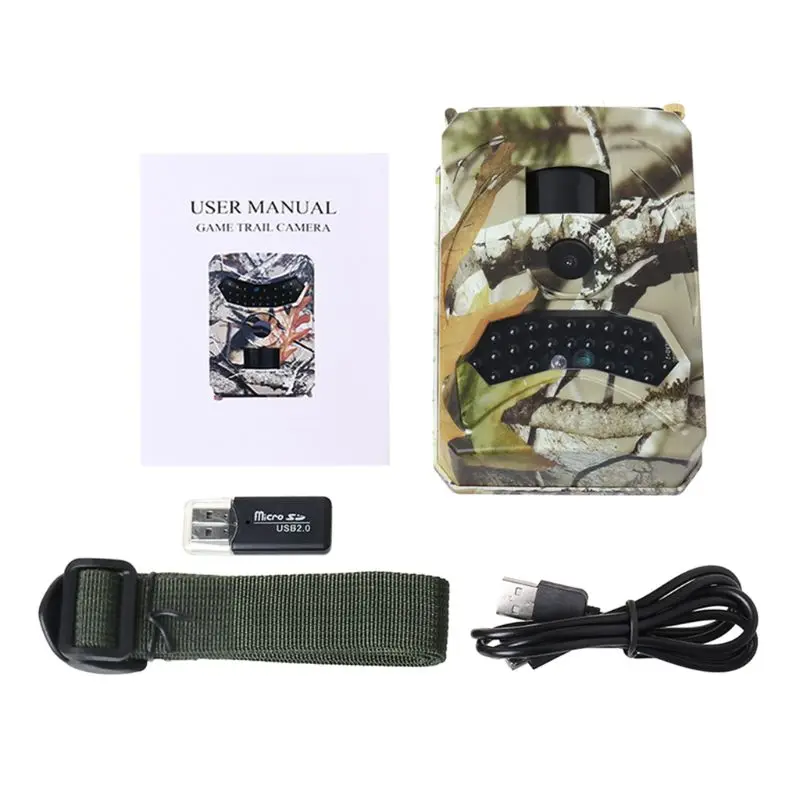 

PC100 Photo Video 1080P HD 12MP PIR Digital Trail Animal Traps IP56 Waterproof Wild Hunting Camera Motion Sensor Night Vision