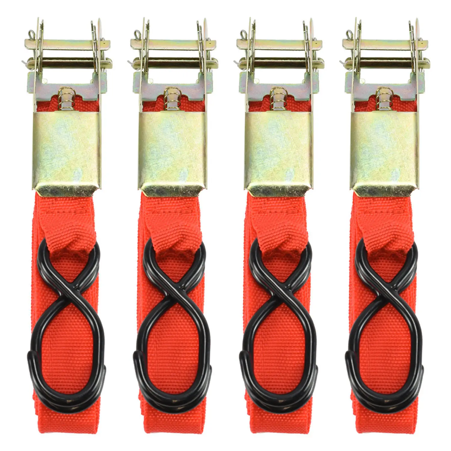 4 Stuks Auto Spanning Touw Tie Duurzaam Ratchet Tie Down Cargo Bandjes Moving Vervoerende Vrachtwagen Motorfiets Spanbanden Aliexpress