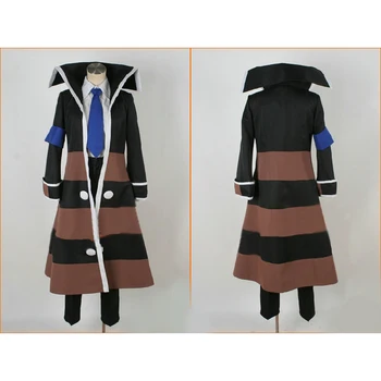 

Pokemon Pocket Monsters Black and White Battle Subway Boss Ingo Master Nobori Outfit Anime Game Cosplay Costume F008
