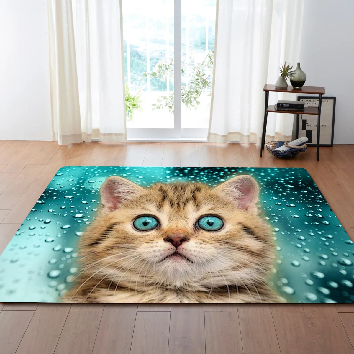 23 Styles DeMissir 3D Cute Cat Print Large Carpet For ...