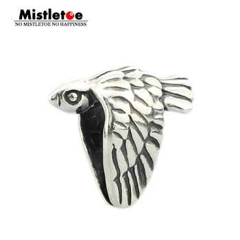 

Mistletoe Jewelry Genuine 925 Sterling Silver Animal Falcon Charm Bead Fits European 3.0mm Bracelet