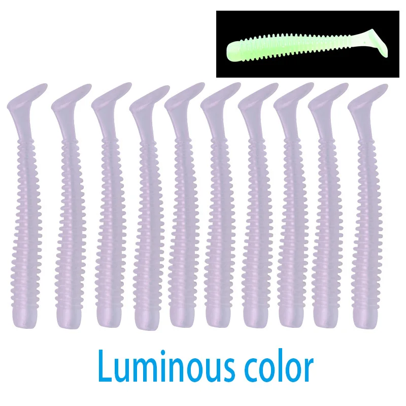 10 шт., 2 г/70 мм, искусственная Мягкая приманка, японский силикон, мягкие приманки, Shad, червь, плавающая головка, джиг, для ловли нахлыстом, резина, для ловли карпа
