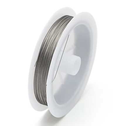 

0.3mm 0.35mm 0.38mm 0.4mm 0.45mm 0.5mm 0.6mm 0.7mm 0.8mm 1.0mm Jewelry Steel Wire Bracelet Earring Making Wire