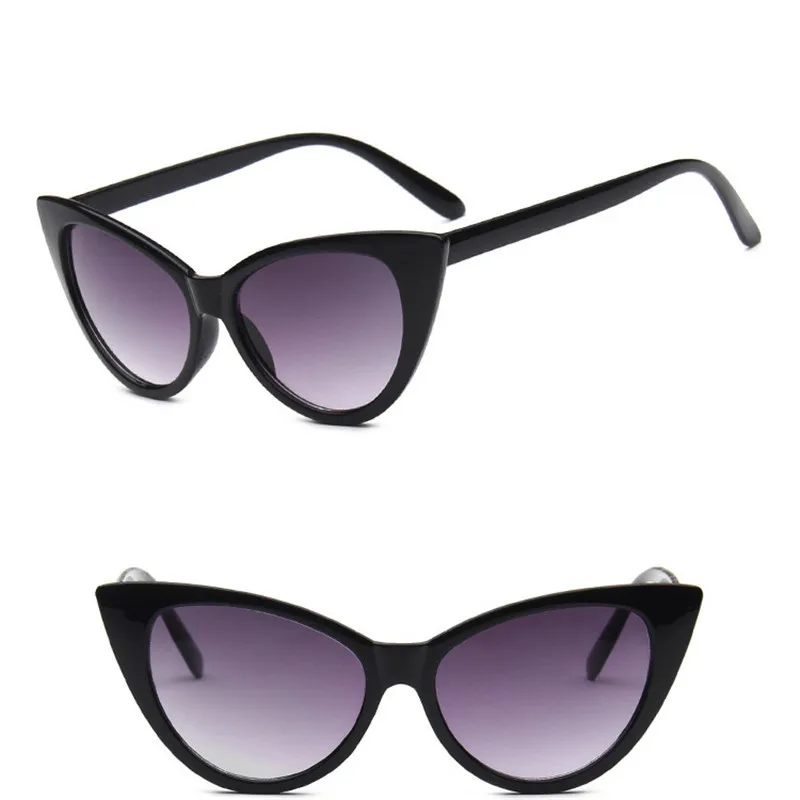 LeonLion, Ретро стиль, два размера, кошачий глаз, солнцезащитные очки для женщин, роскошные очки, для улицы, шоппинга, уличные, Beat Oculos De Sol Gafas UV400 - Цвет линз: Double(XL)