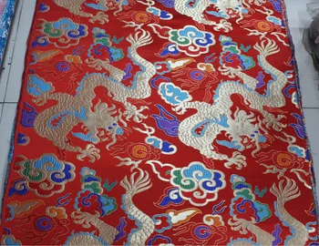 

Dragon robe jacket dress cheongsam the del cushion pillow decorative curtains jacquard spinning brocade fabric