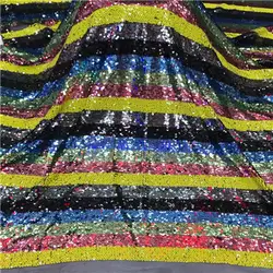 Модные дизайнерские французский чистая ткань с хоккея блестками кружевной ткани для торжественное платье