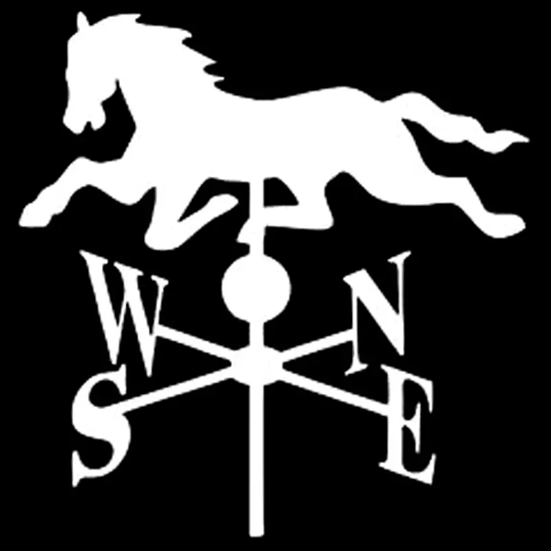 Weathervane Horse Farm Equestrian Car Truck Window Laptop Vinyl Decal Sticker Weathervane Horse Farm Equestrian Car Truck Window Laptop Vinyl Decal Sticker