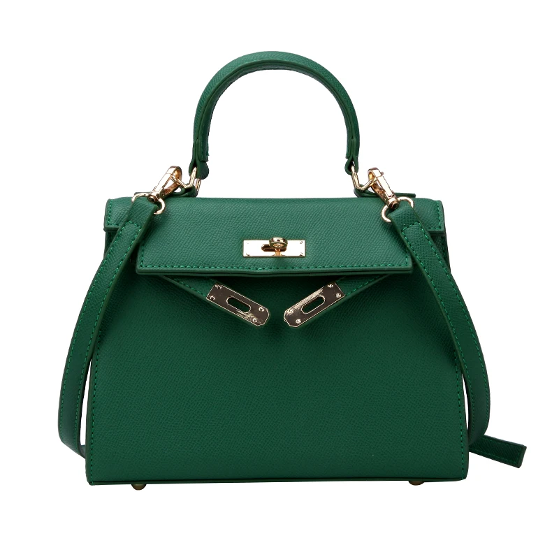 

New Arrival Catwalk Solid Women Handbag Fashion Vintage Casual Totes Women Shoulder Bag Litchi grain Flap Women Crossbody Bags