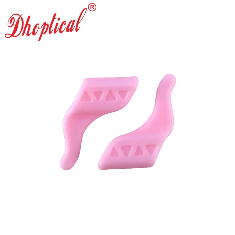pink 200 шт. очки храм, красочные силиконовые очки храм, избегайте очки скольжения. Детский спортивный храм оптом - Цвет: pink