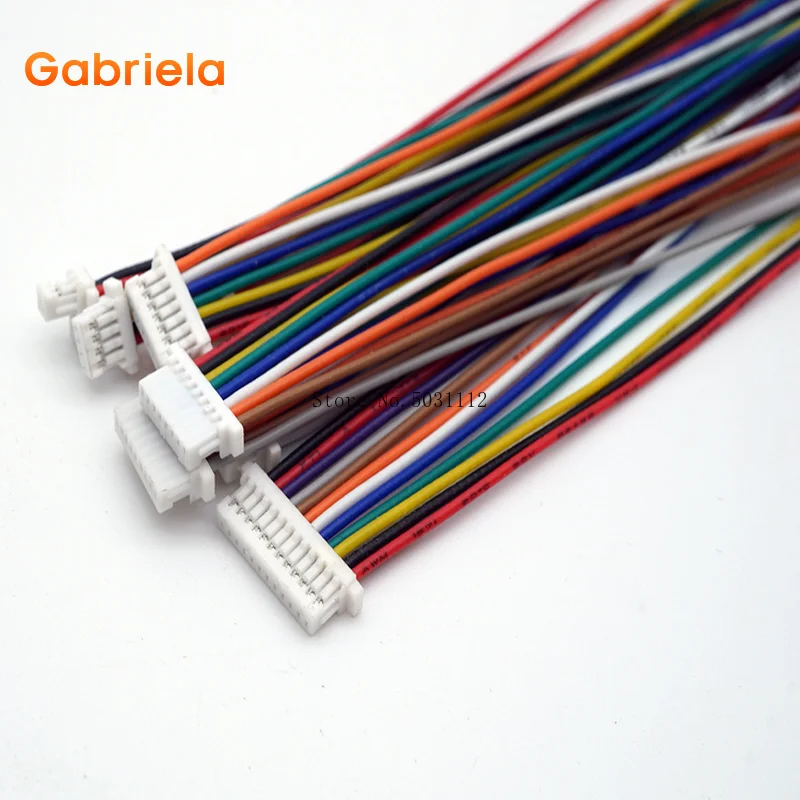 10 шт SH1.0MM 28AWG провод кабель соединитель 100 мм 300 1571 28 DuPont 2 P/3P/4P/5P/6P/7P/8P/9P/штепсельная