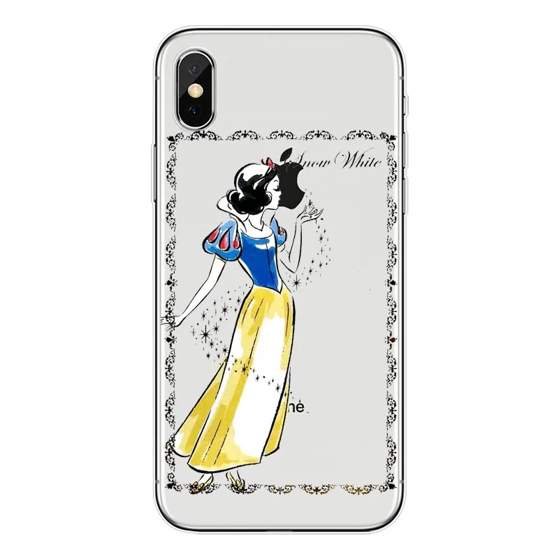 Белоснежка и семь гномов силиконовый чехол ТПУ для iPhone X 8 7 6 6S Plus 5S 5C SE XS