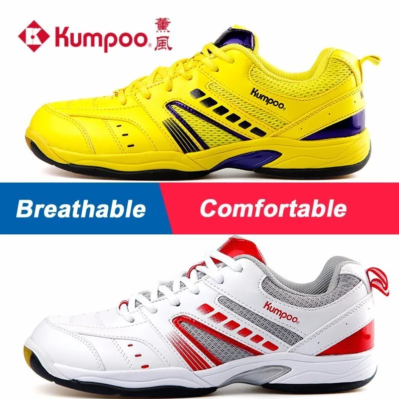 

Kumpoo Badminton Shoes Antiskid Breathable Super Light Cushioning Sports Sneaker for Male and Female KH-19 L791OLB