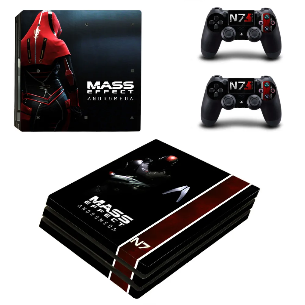 Mass Effect Андромеда PS4 Pro переводная картинка наклейка для Sony PlayStation 4 консоли и 2