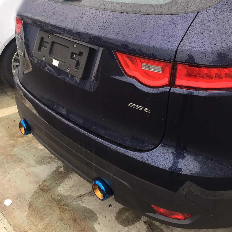 Автомобильный глушитель для хвостового горла для Jaguar F-PACE, модифицированные аксессуары для хвостового горла range rover evoque, декоративная яркая полоса