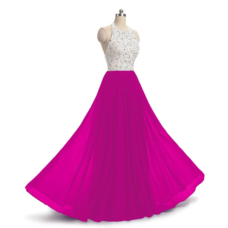 Свадебное платье без спинки бисерное платье для выпускного длинное vestido de festa vestido longo PRO30045