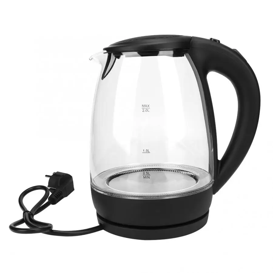 

Household Glass Electric Kettle Glass Boiler Water Heater Automatic Power Off EU Plug 220-240V
