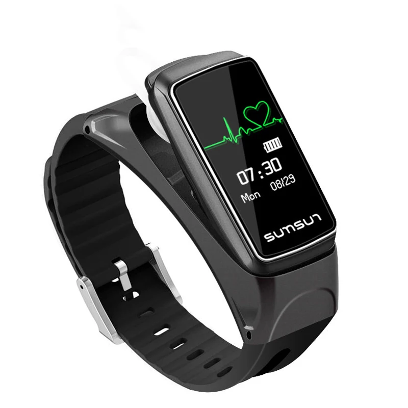 

Bluetooth Smart Band Talkband B7 Heart Rate Monitor Smart Watch Sport Health Smart Bracelet with Music Player Answer Call