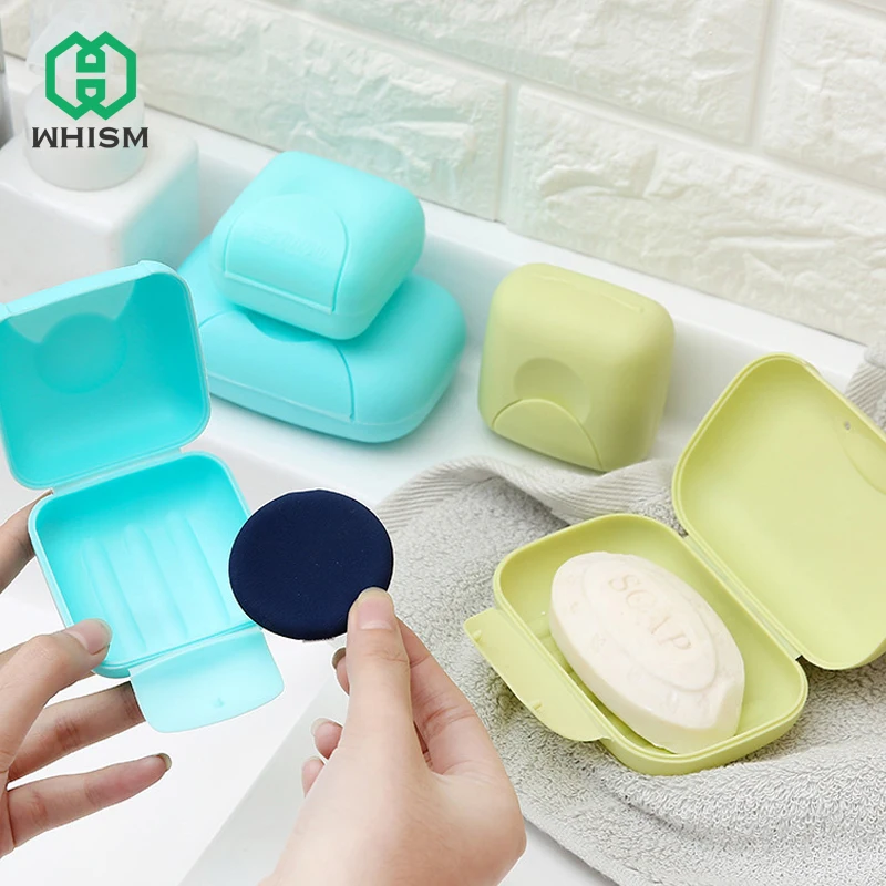 Lovley Candy Color Travel Handmade Soap Box PP Waterproof Leakproof
