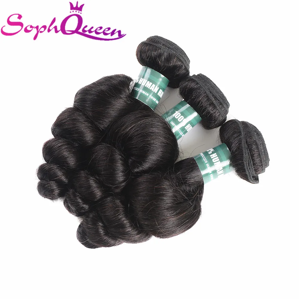 Soph Queen Indian Loose Wave Bundles With Closure Remy Hair Weave 3 Bundles 100% Human Hair Bundles With Closure Hair Extension Soph Queen Indian Loose Wave Bundles With Closure Remy Hair Weave 3 Bundles 100% Human Hair Bundles With Closure Hair Extension