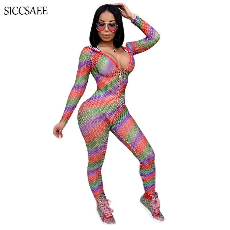 rainbow striped bodysuit