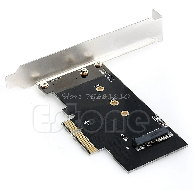 Адаптер для PCI-E x4 для M.2 NGFF SSD XP941 SM951 M6E PM951 950 PRO SSD и Прямая поставка